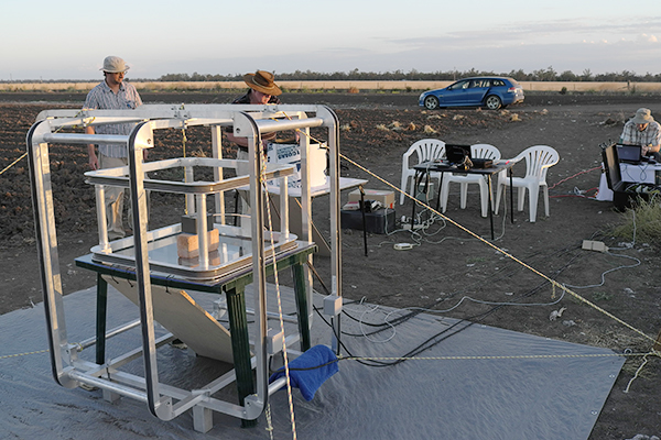 Magnetics set-up for simulator