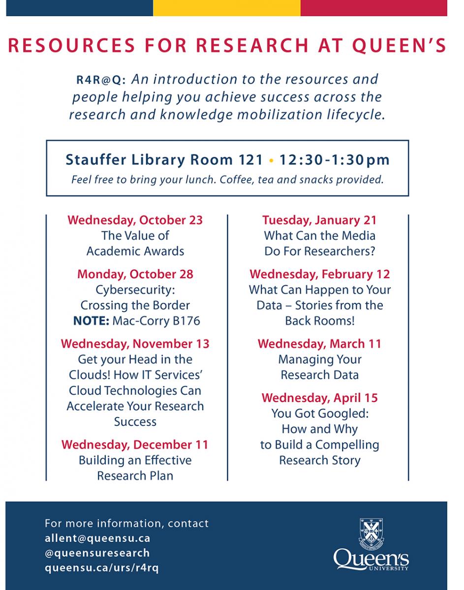 a posted of event dates and times