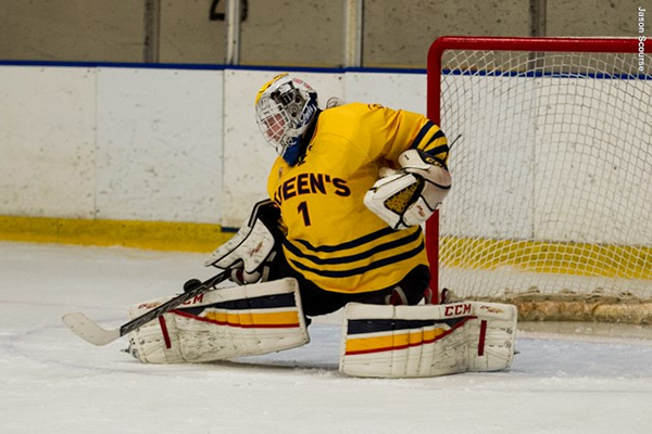 "Goalie Stephanie Pascal earned her third shutout of the season as the Queen's Gaels beat the UOIT Ridgebacks 2-0 on Saturday." 