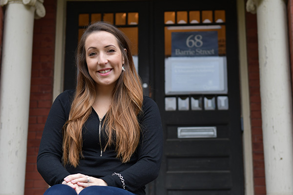 Indigenous Access and Recruitment Coordinator Cortney Clark is helping Indigenous students find their way into health sciences programs, navigate the university, and thrive in their time at Queen’s. 