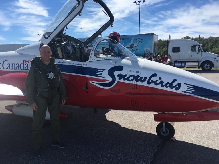 [Luc Martin and Snowbirds]
