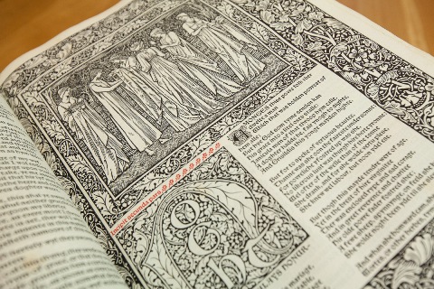 [Inside the Kelmscott Chaucer]