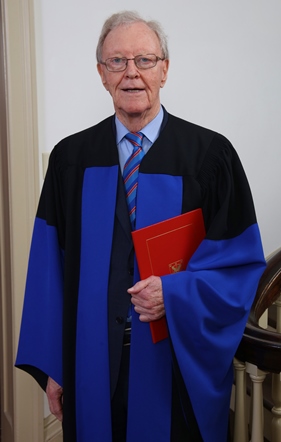 [Donald Sobey after receving his honorary degree]