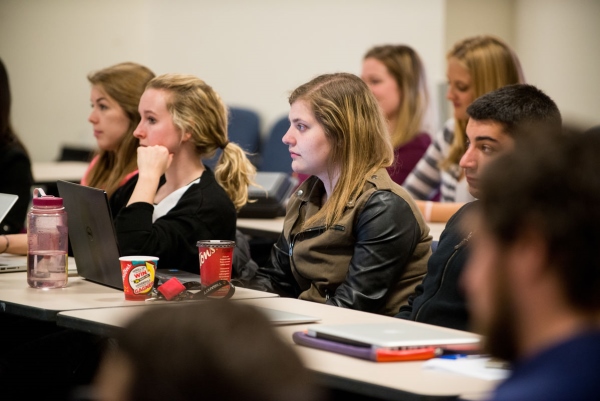 [Stuents in policy lecture]