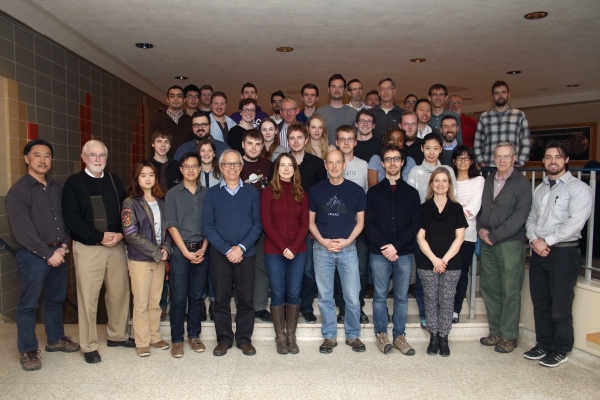 [Dr. McDonald with SNOLAB collaborators]