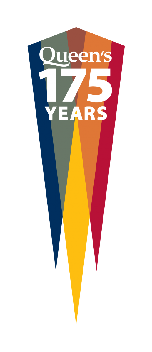 [Queen's 175th logo]