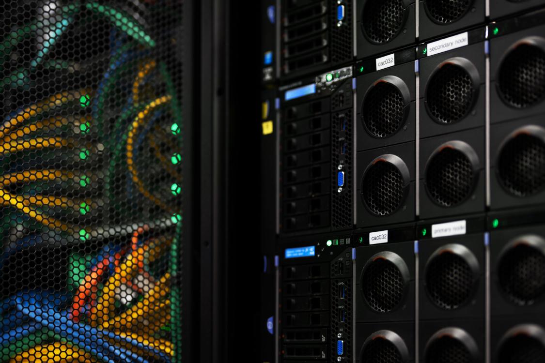 Computer servers and cables