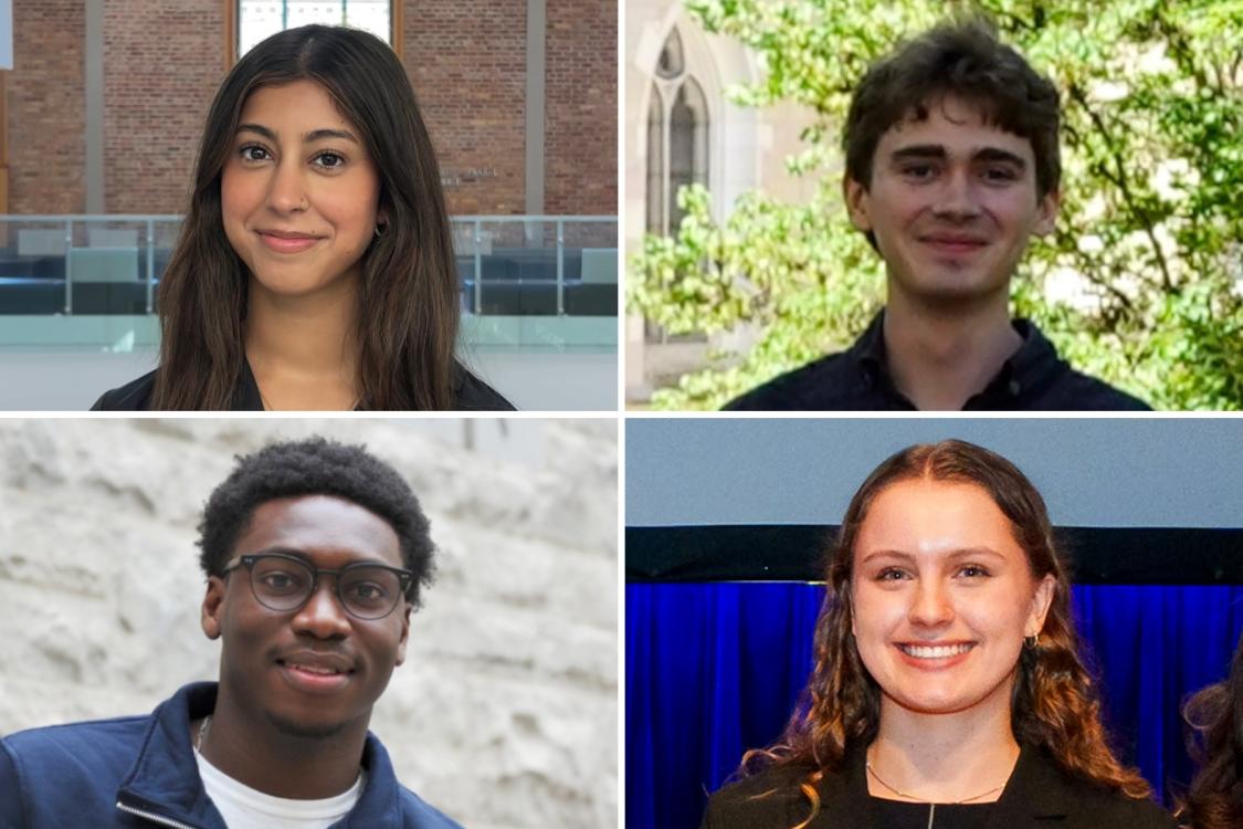 Collage of undergraduate students featured in the article