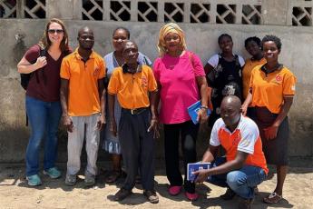 [A group of researchers and students in Mozambique]