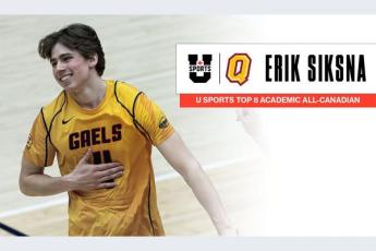 Erik Siksna, Queen's Gaels volleyball player