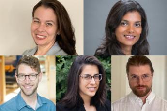 [Photo collage of Drs. Fernanda De Felice, Sunita Mathur, Kevin De France, Vera Vine, Alexander Tait]