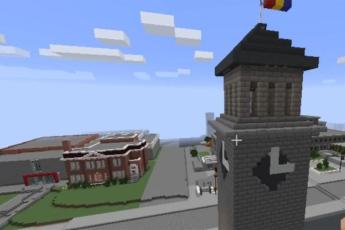 Students created a virtual Queen's University through Minecraft.