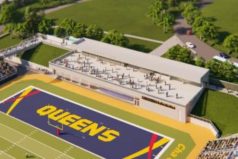 Design rendering of new pavilion at Richardson Stadium