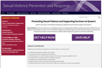 Sexual Violence Prevention and Response