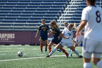 "Queen's Gaels play Ottawa Gee-Gees in women's soccer."
