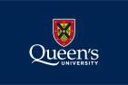 Queen's crest on a dark blue field 