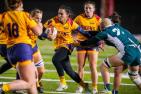 The Queen's Gael women's rugby team plays against the UPEI Panthers. 