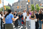 Campus tour for International Welcome Week