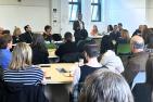 VPTL speaking at QIESR launch event.