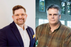 Two professional headshots of male professors.