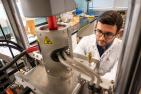 Queen's researcher at the Reactor Materials Testing Laboratory