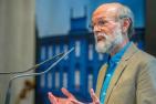 David Lyon speaking at Universita della Svizzera Italiana