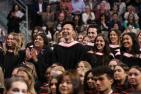Nursing graduates celebrate during convocation