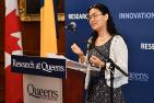 [Li Jun Ji (Psychology) speaks at the SSHRC announcement]