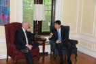 Provost Benoit Antoine-Bacon and Consul General He Wei