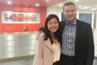 Vanessa Lin and John Ferguson of Purolator