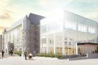 [Innovation and Wellness Centre architect rendering]