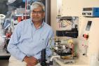 Praveen Jain shows off his lab