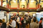 "Students fill Grant Hall for the Fall Engineering and Technology Career Fair"