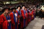 Photograph of graduating students at convocation 