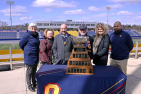 Photograph of Vanier Cup announcement event