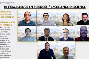 [The screen of Excellence in Science Award in 2020]