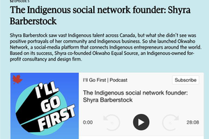 [Photo of Shyra Barberstock's podcast I'll Go First]