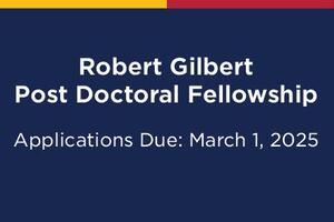 Robert GIlbert PDF Application Due March 1