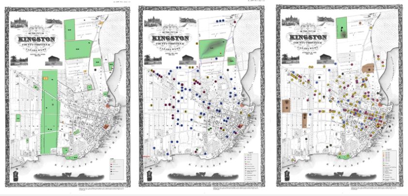 Maps of cows in Kingston ON