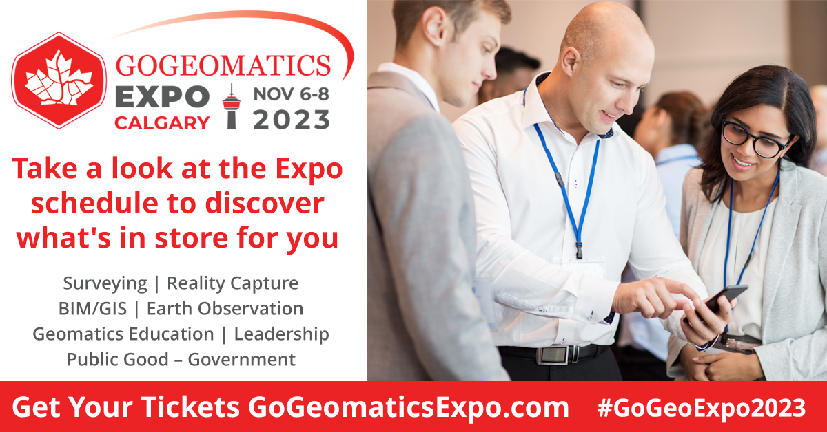 GoGeomatics Calgary Expo 2023 Poster
