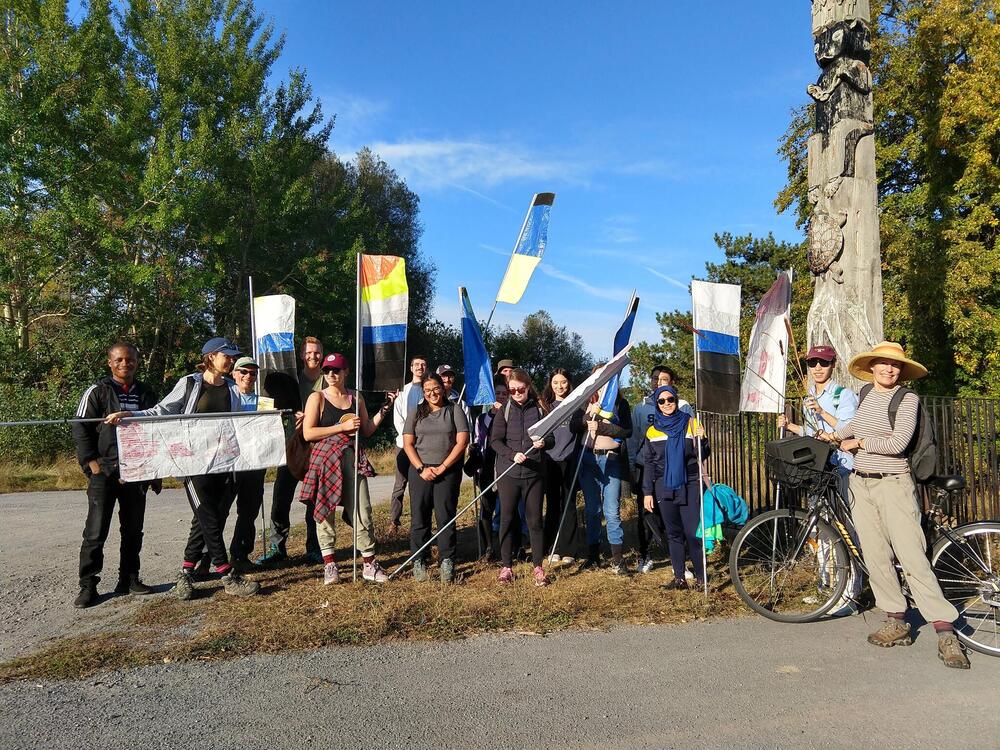 Students at Belle Park in Kingston