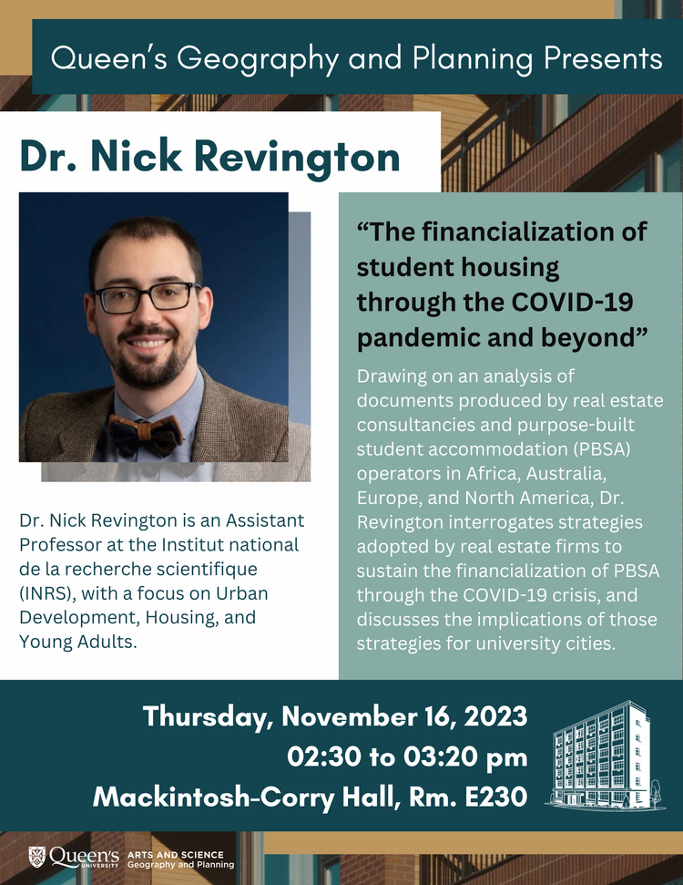 Nick Revington Talk Poster