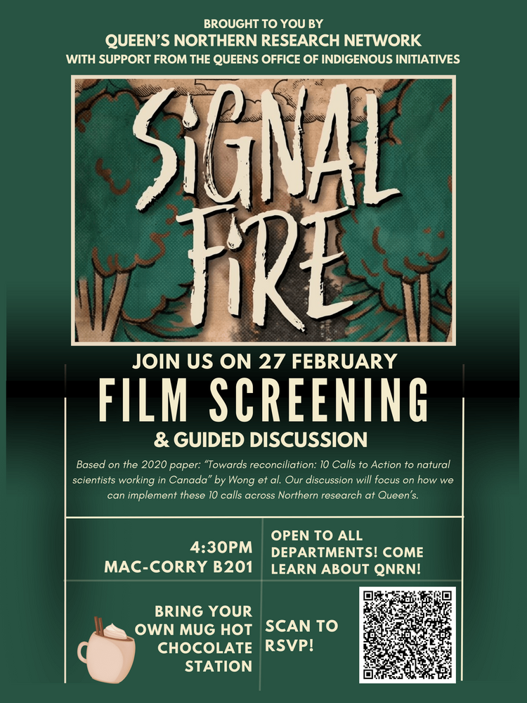 Signal Fire Screening Poster