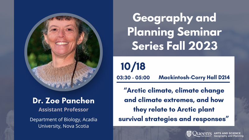 Zoe Panchen Seminar Poster