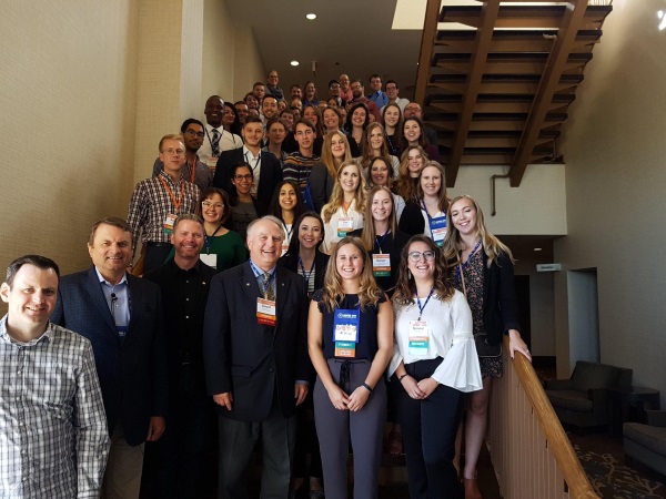 SURP students, professors, and alumni gather at the 2017 OPPI conference in Collingwood.