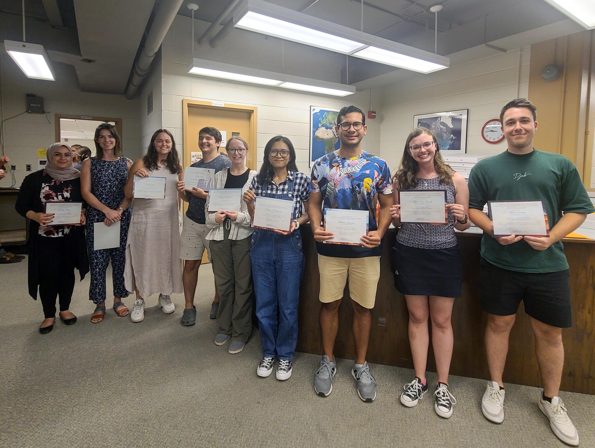 Named TA award winners