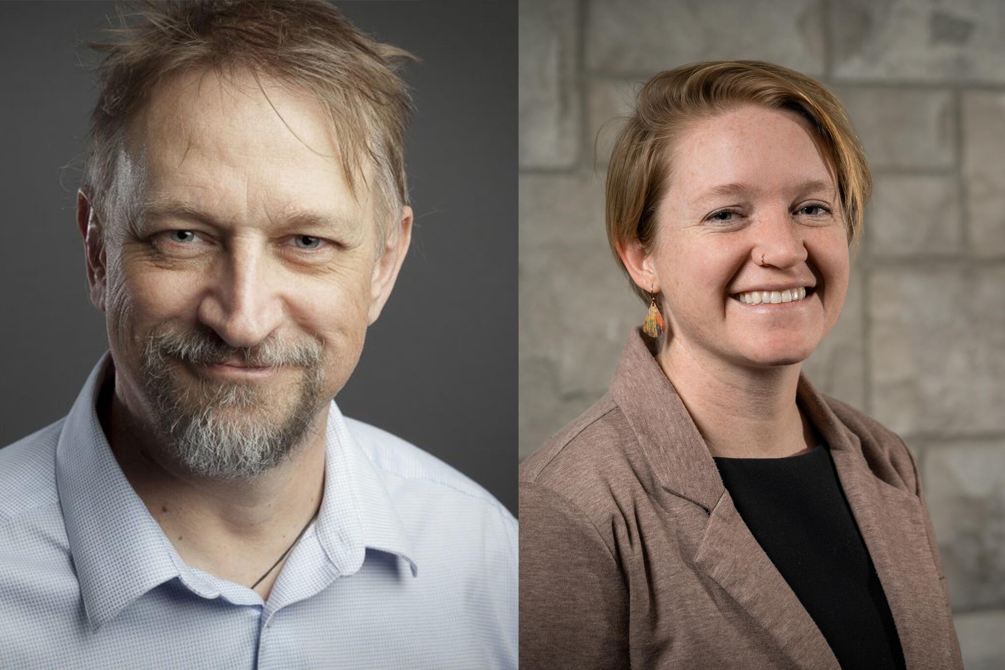 Dr. Matthew Leybourne and Dr. Elisabeth Steel