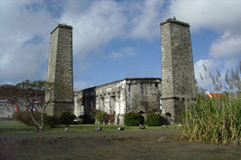 A building with two large towers
