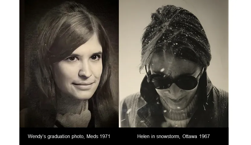 Helen Garrett and Wendy Hotson