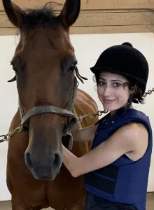 Serina Timerio with horse